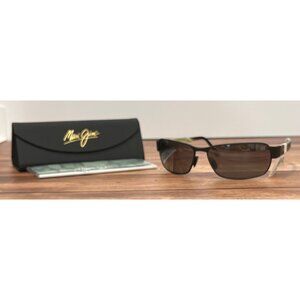 NEW MAUI JIM GRY BLACK CORAL 249-2M RX-ABLE Sunglasses MATTE BLACK